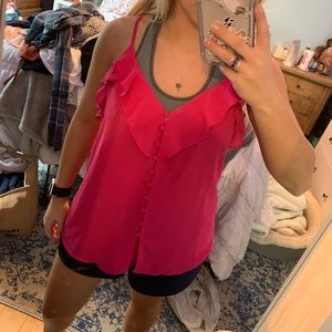 Hot pink tank top